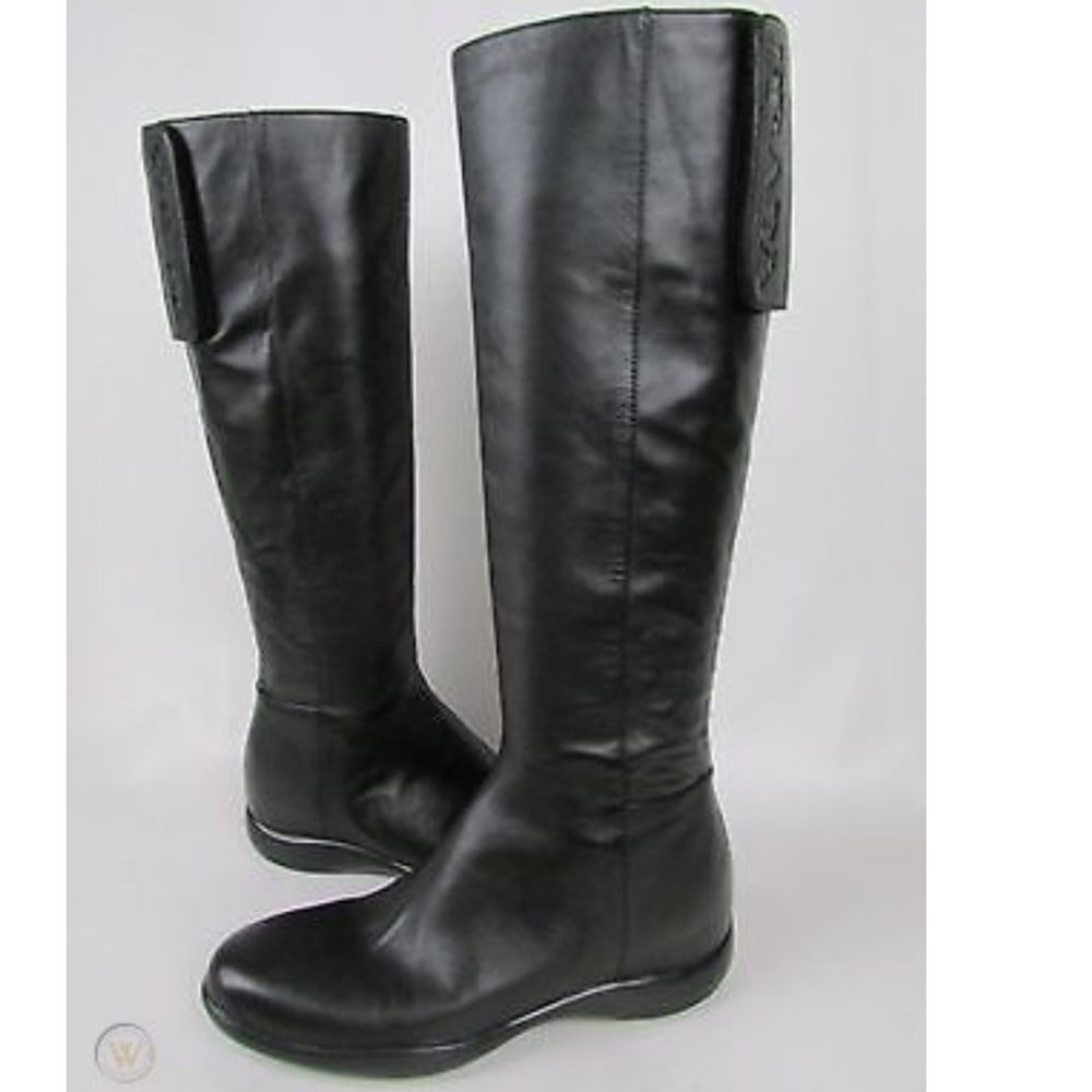 Authentic PRADA Napa Sport Logo Boot -no box or dust bag